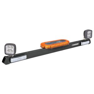 Narva 1.2m 12-24V Mine Bar With LED Beacon, Combo LED Tail, Reverse & Work Lights 