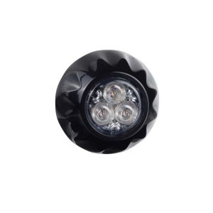 Narva 12-24V High Powered Red LED Warning Light With Multiple Flash Patterns (47mm X 17mm Round) 