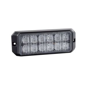 Narva 12-24V Low Profile High Powered Red/Blue LED Warning Light With Multiple Flash Patterns (132 X 49 X 19mm)