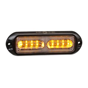 NARVA 12-24V HIGH POWERED AMBER LED WARNING LIGHT (123 X 38 X 11mm)