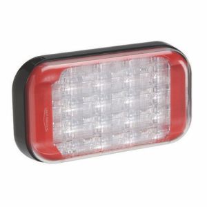 Narva 9-33V High Powered Red LED Warning Light With 5 Flash Patterns And Fitted Deutsch Connector 
