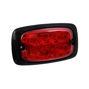 Narva 12-24V High Output Red LED Warning Light With 16 Flash Patterns (122 X 70 X 22mm) 