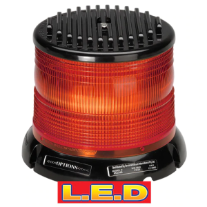 Narva 12/24V Red Heavy Duty Strobe 4 Flash Patterns Flange Base