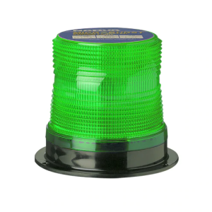 Narva 12-48V Green Sonically Sealed LED Double Flash Round Strobe Flange Base