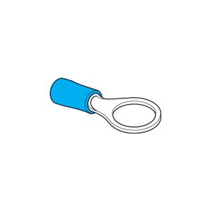 Hella Blue 9mm Eye Crimp Terminal (Pack Of 100)  