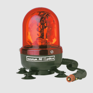 Narva 12/24V Red Hi Optics Baby Magnetic Base Rotating Beacon