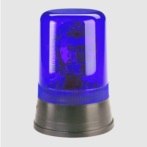 Narva 12-24V Blue Hi Optics Rotating Beacon Flange Base