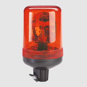 Narva 124-24V Red Hi Optics Rotating Beacon Pipe Mount