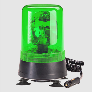 Narva Hi Optics 12-24V Green Rotating Beacon With Magnetic Base