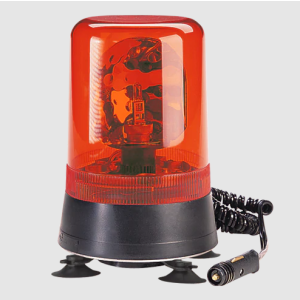 Narva 12/24V Hi Optics Red Rotating Beacon Magnetic Base