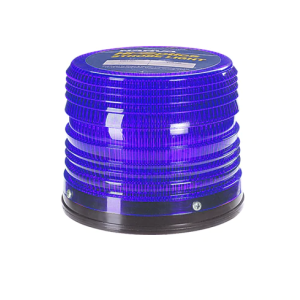 Narva 12-24V Hi Optics Blue Quad Flash Strobe Low Profile Flange Base