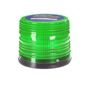 Narva 12-24V Hi Optics Green Quad Flash Strobe Low Profile Flange Base