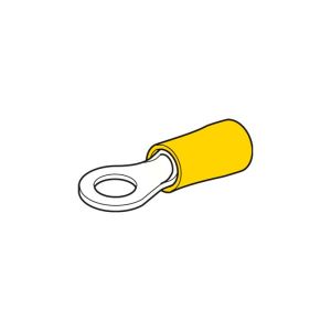 Hella Yellow 5mm Eye Crimp Terminal (Pack Of 50)