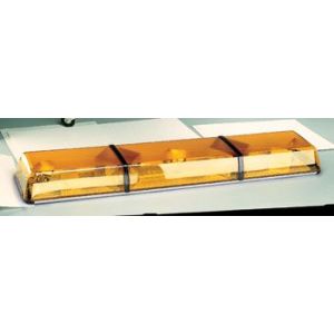 Narva 12V 1.2m Amber Light Bar With 3 Rotators