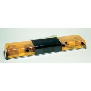 Narva 12-24V Optimax Amber Light Bar 4 Rotators 4 Mirrors Speaker And Grill 1.2m