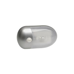 Narva Silver Satin Interior Dome Light With On/Off Switch (Blister Pack Of 1)
