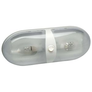 Narva Dual Interior Dome Light With Off/On Rocker Switch (Blister Pack Of 1)