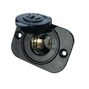 Q-LED 16 Amp Flush Mount Cig Lighter Socket (Blister Pack Of 1) 