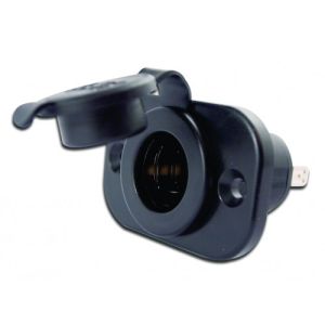 Q-LED 20 Amp Flush Mount Cig Lighter Socket (Blister Pack Of 1) 
