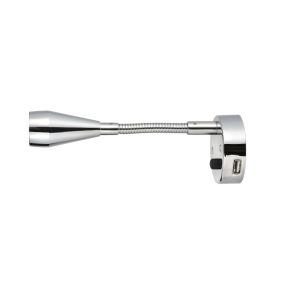 NARVA 10-16V SILVER LED PENDANT LIGHT WITH TOUCH SWITCH & USB SOCKET