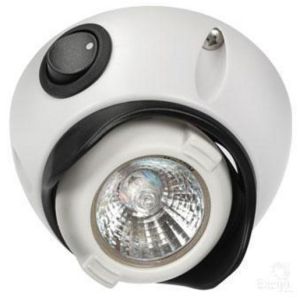 Narva 12V 10W Halogen White Interior Swivel Light With Switch (Blister Pack Of 1)