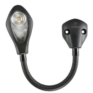 NARVA 9-33V RED/WHITE LED READING LIGHT WITH 150mm FLEXIBLE ARM (BLISTER PACK OF 1)