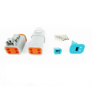 Amphenol At Series 4 Pin Complete Connector Kit  