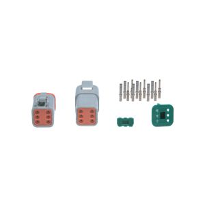Amphenol At Series 6 Pin Complete Connector Kit  