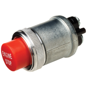 Cole Hersee Off/Momentary On Engine Stop Push Button Switch 
