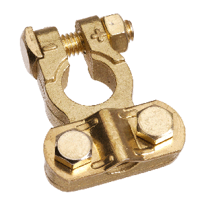 Projecta Brass Heavy Duty Saddle Style Battery Terminal (Pack Of 10) 