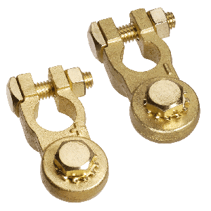 Projecta Positive Brass Heavy Duty Bolt Style Battery Terminal (Pack Of 10) 