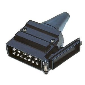 Britax 12 Pin Flat Trailer Plug (Blister Pack Of 1) 