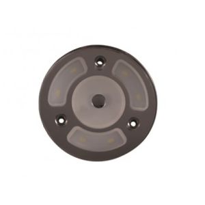 Q-LED 9-16V Euro Dimmable Interior Light With On/ Off Switch (100mm X 10mm Round) 