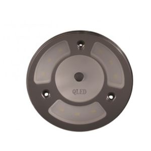 Q-LED 9-16V Euro Dimmable Interior Light With On/ Off Switch (130mm X 10mm Round) 