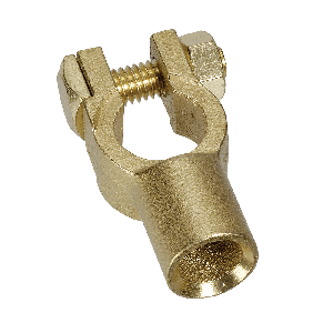 Projecta Brass Heavy Duty Crimp End Entry Battery Terminal (Pack Of 10) 