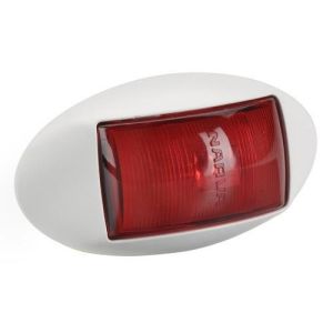 Narva 10-33V Red LED Rear End Outline Marker Light Light With White Housing (90 X 45 X 26mm)