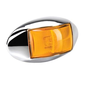 Narva 10-30V LED Indicator Light With Chrome Housing (90 X 45 X 26mm)