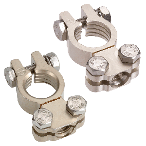 Projecta Negative Satin Forged Saddle Style Battery Terminal (Blister Pack Of 1) 
