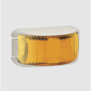 Narva 9-33V Amber LED Front End Outline Marker With White Base (Blister Pack Of 1)