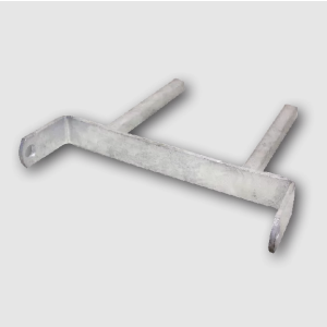 Ark Galvanised 12" Adjustable Twin Stem Roller Bracket 