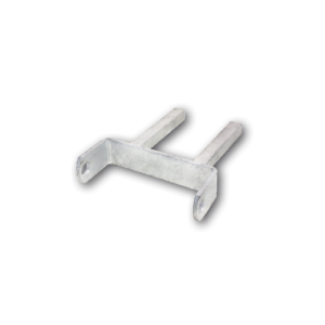 Ark Galvanised 6" Adjustable Twin Stem Roller Bracket 