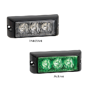 LED 12-24V Green Emergency Warning Light 93 X 36 X 25mm) 