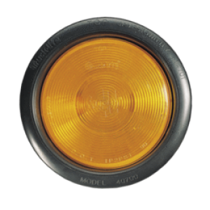 Narva Trucklite 24V Amber Sealed Indicator Lamp Kit With Vinyl Grommet (139.7mm Round)