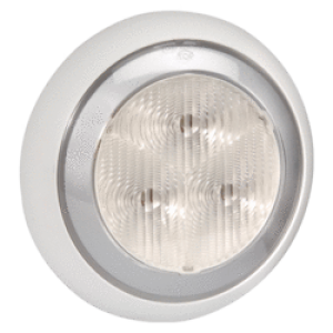 Narva 9-33V LED Reverse Light With Silver Satin Ring (Blister Pack Of 1)