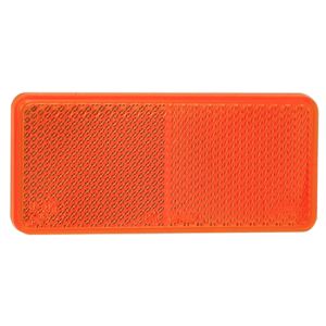 LED Amber Self Adhesive Reflector (94 X 44 X 8mm) (Pack Of 100) 