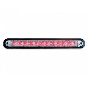 Hella 24V Wide Rim Red LED Warning Strip Light (265 X 33 X 29mm)