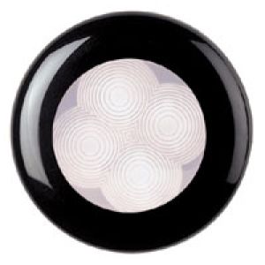 Hella 10-33V Round White LED Courtesy Light