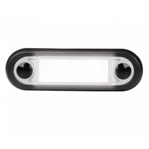 Hella 10-33V White Narrow Rim LED Courtesy Light (79 X 22 X 20mm)