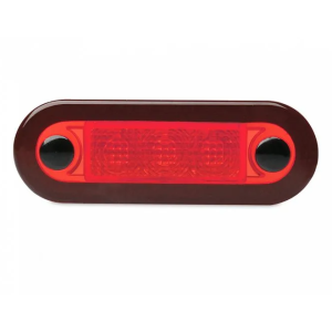 Hella 12V Wide Rim Red LED Courtesy Light (84 X 29 X 20mm)
