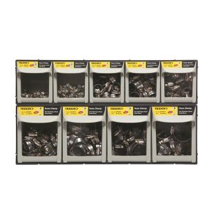 Tridon Solid Band Hose Clamp Modular Drawer Merchandiser (250 Clamps Included)